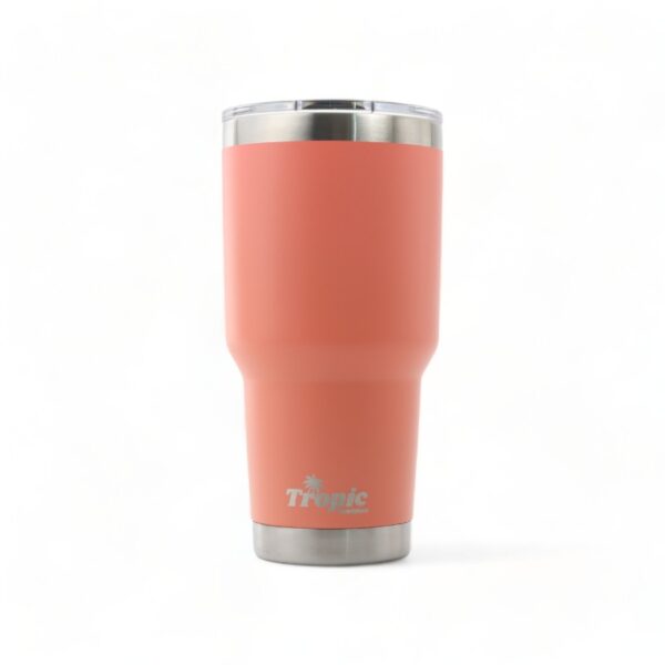 30oz Tropic Peach Foam Tropic Tumbler