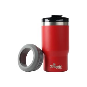 14oz 4in1 Tropic insulated Can Cooler with "Tropic Tumblers" logo