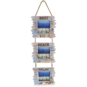 Coastal Horizon Hanging Frames 4X4 – Nautical Decor