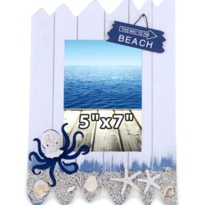 Ocean Blue Octopus Photo Frame 5X7 – Nautical