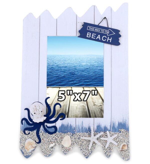 Ocean Blue Octopus Photo Frame 5X7 – Nautical