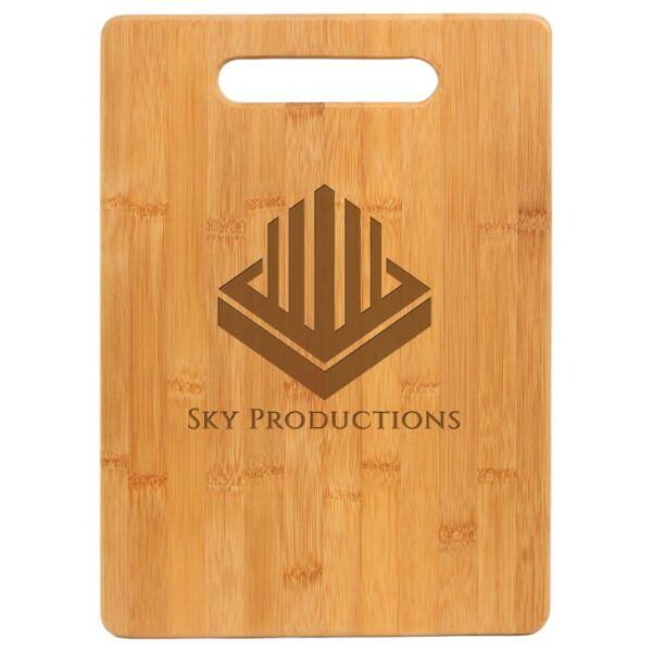 13 3/4" x 9 3/4" Bamboo Rectangle Cutting Board