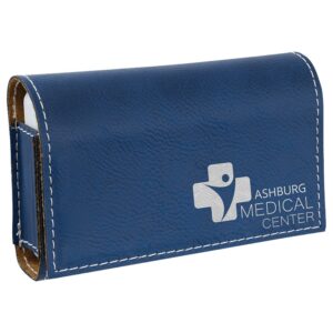 9 3/4" x 2 1/2" Laserable Leatherette Pill Box