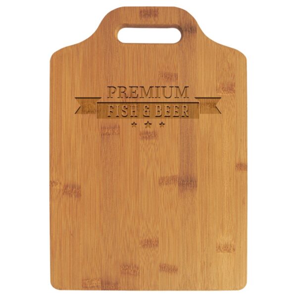 13" x 9" Bamboo Cutting Board with Handle