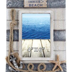 Silver Sea Photo Frame 4X6 – Nautical