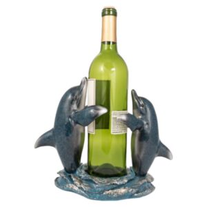 10" Wide x 8" High Twin Dolphin Bottle Holder