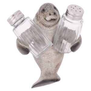 5" High Manatee Salt & Pepper Set