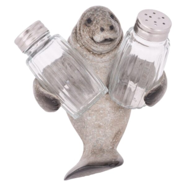 5" High Manatee Salt & Pepper Set