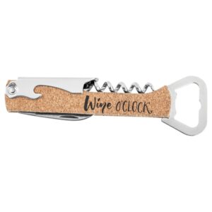 Cork Wine Bottle Opener Engraved