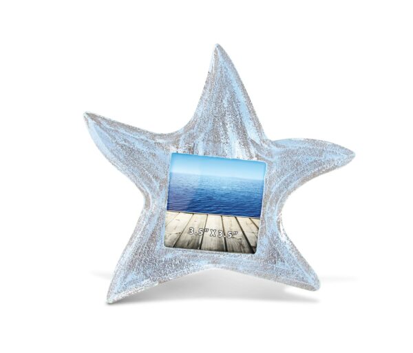 Pacific Starfish Frame 3.5 Inchx3.5 Inch – Nautical Decor