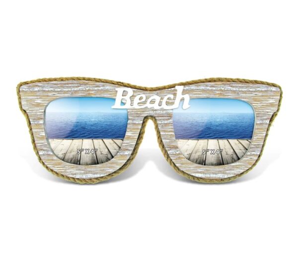 Vintage Beach Sunglass Frames 5"x 4" Inch – Nautical Decor